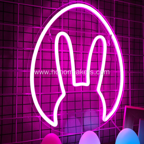 Easter bunny neon Lights